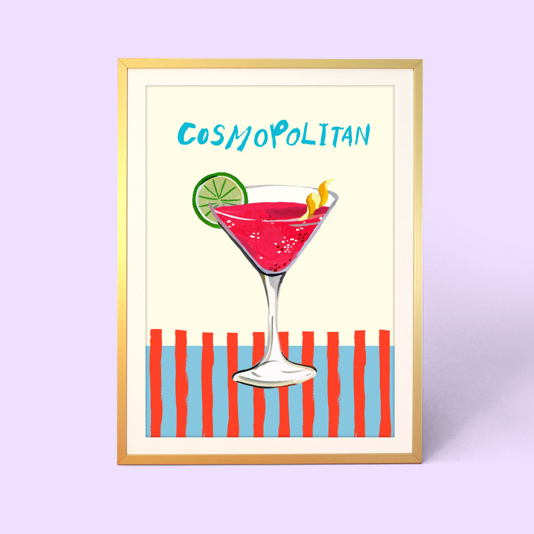 Cosmopolitan Cocktail Print