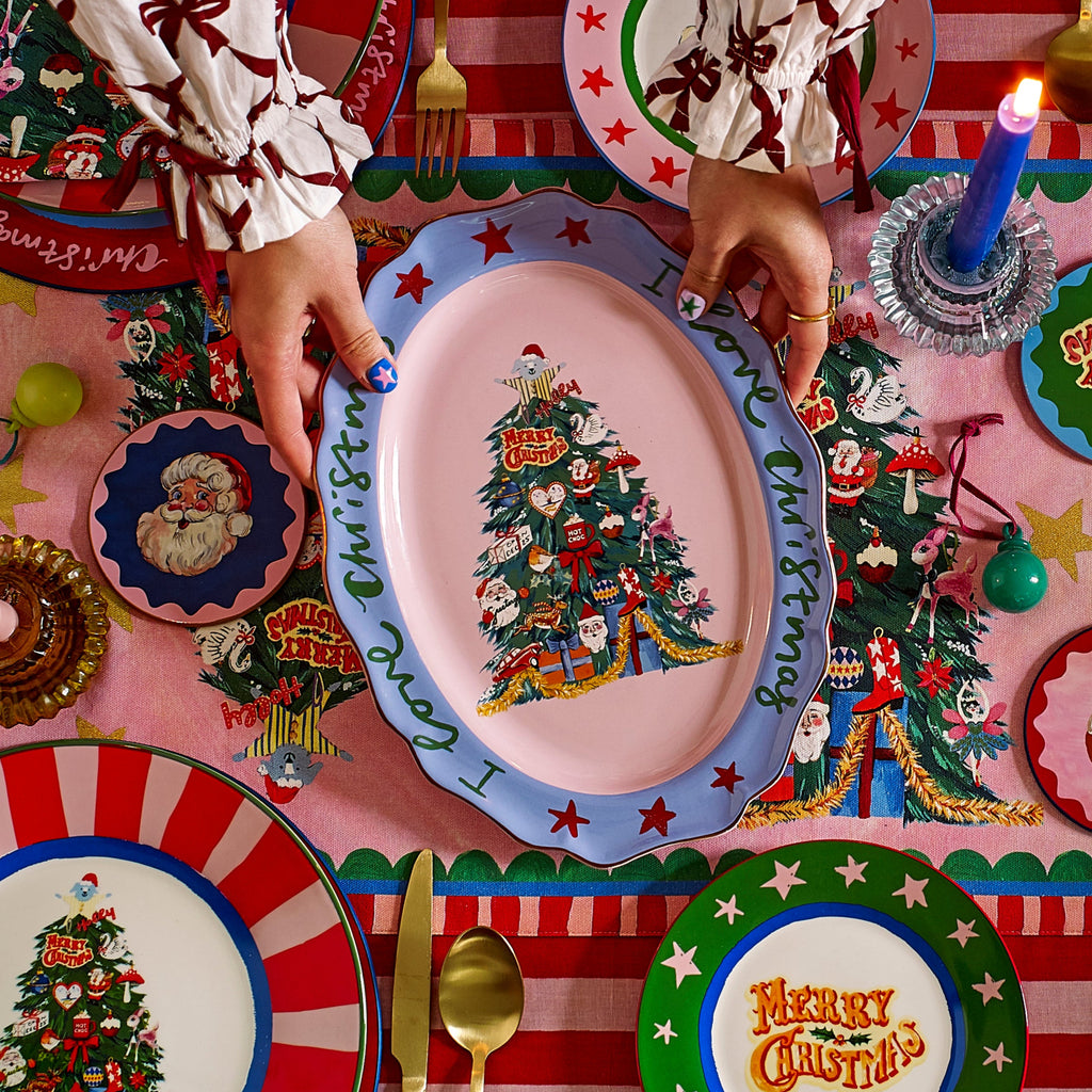 Christmas Tree Large Serving Platter