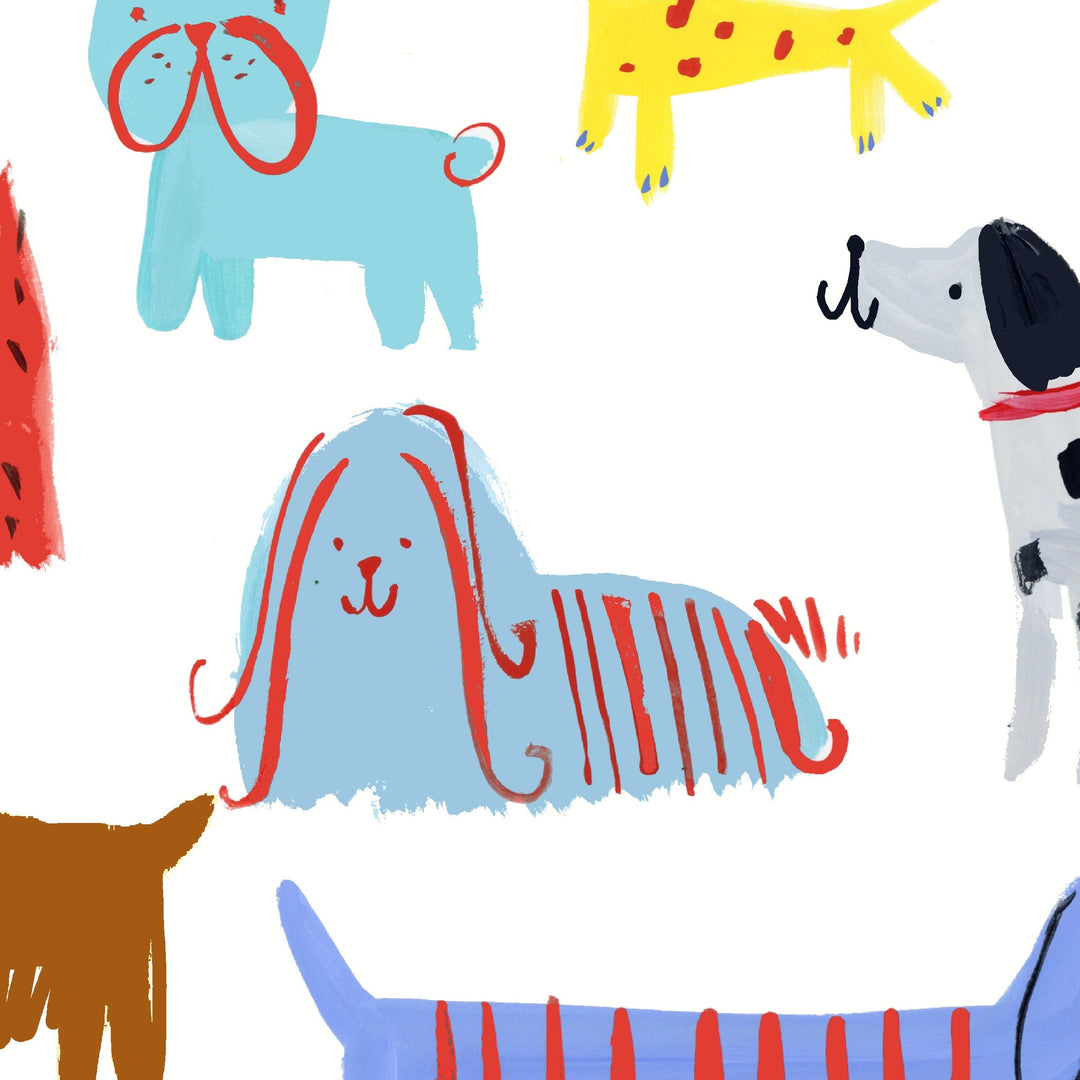 Happy Dogs Wallpaper Sample