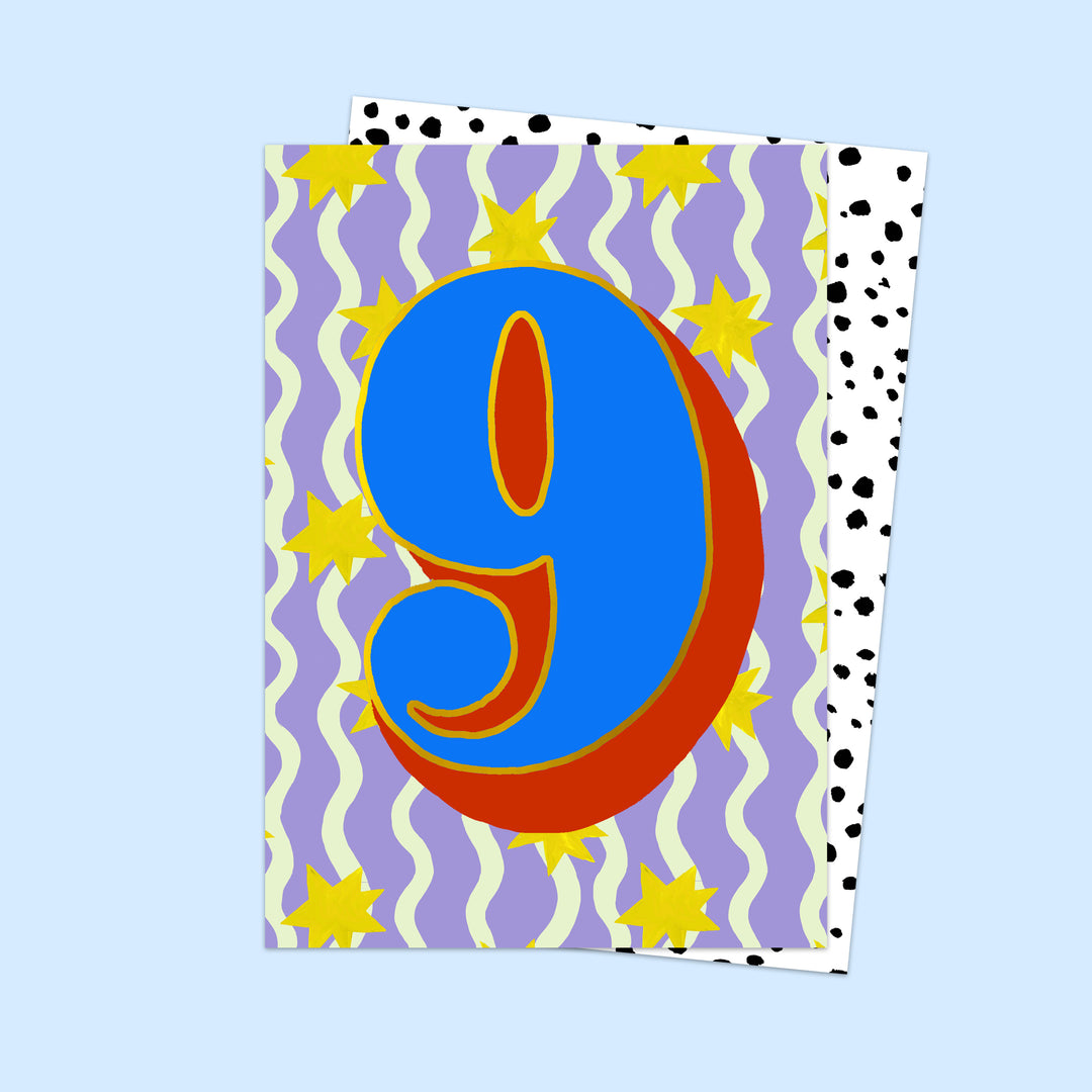 Age 9 Card