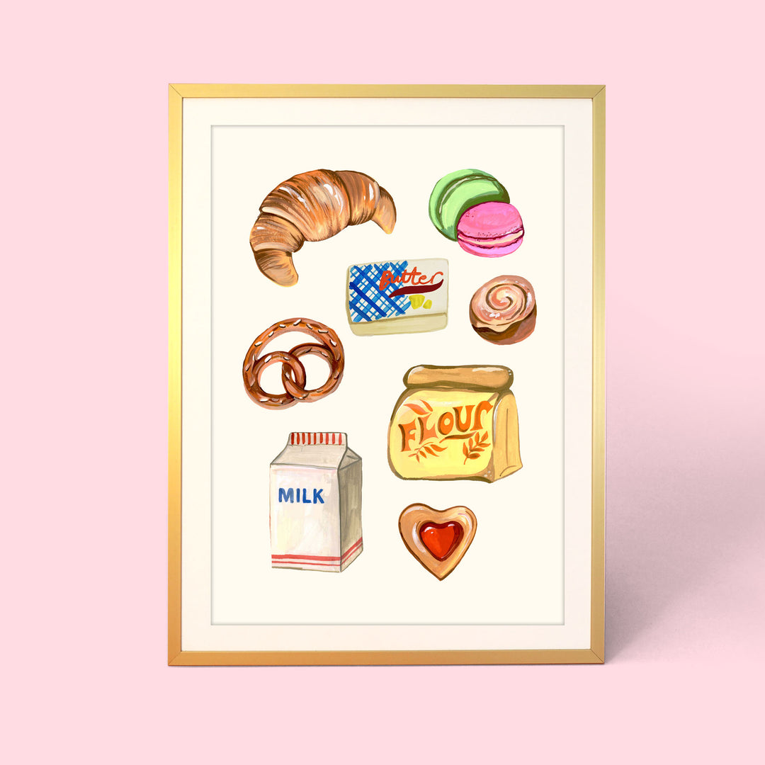 Baking Icons Print
