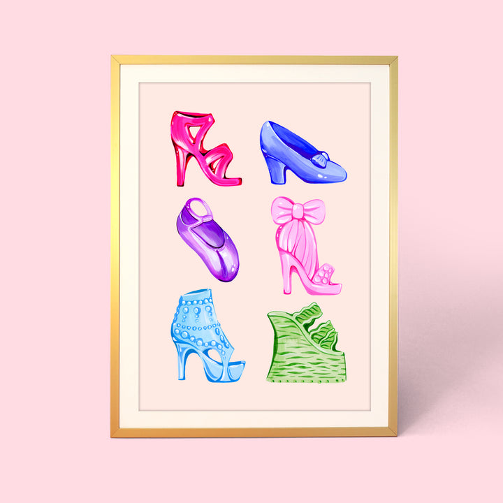 Barbie's Shoes Print