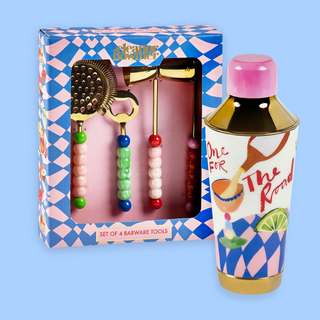 Cin Cin Cocktail Shaker & Tools Gift Set