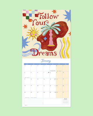 Electric Coast Square 2027 Wall Calendar
