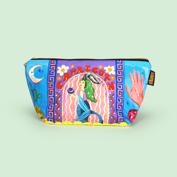 2025 ルネ36Happy New Year Bag Capricorn Zodiac Zip Bag | December 22 - January 19 | Eleanor
