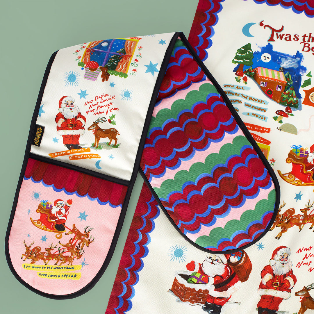 The Night Before Christmas Double Oven Glove