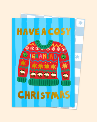 Cosy Christmas Grandad Card