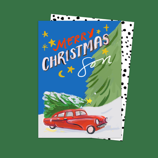 Merry Christmas Son Car Card