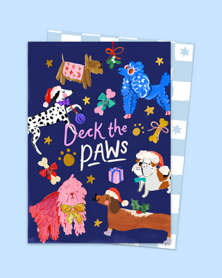Deck the Paws Card