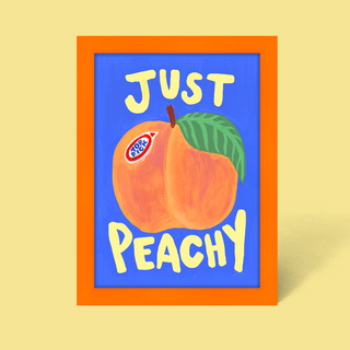 Just Peachy Framed Print