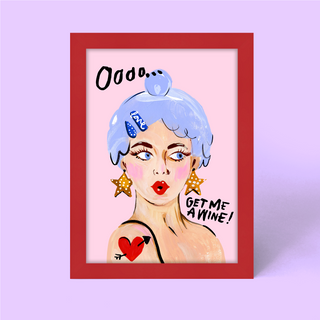 Get Me A Wine Framed Print