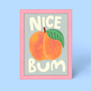 Nice Peachy Bum Framed Print