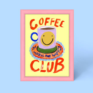 Coffee Club Framed Print
