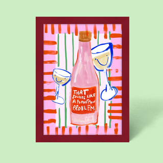 That Sounds Like A Tomorrow Problem Framed Print