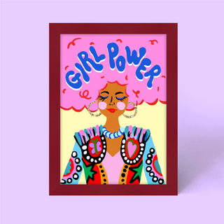 Girl Power Framed Print