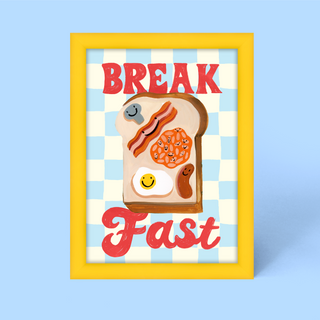 English Break Fast Framed Print