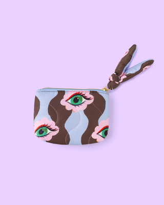 Flower Gaze Quilted Purse