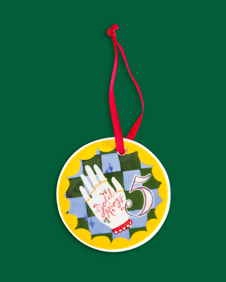 12 Days Of Christmas Ceramic Baubles - Set of 12