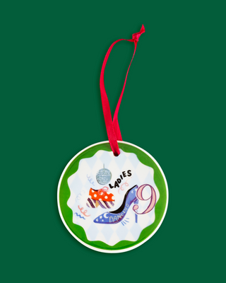 12 Days Of Christmas Ceramic Baubles - Set of 12