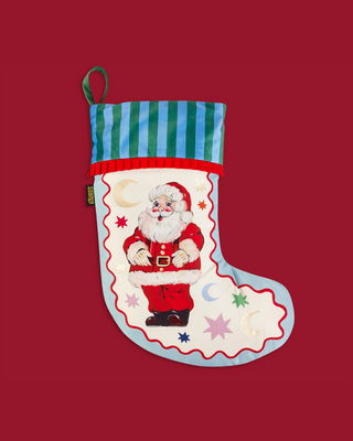 Jolly Santa Christmas Stocking