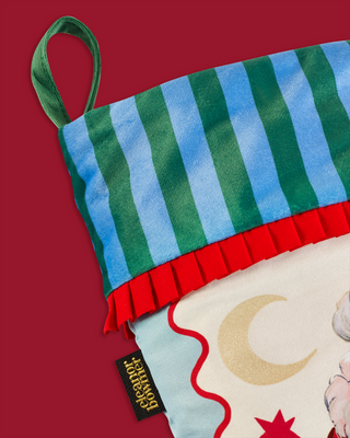 Jolly Santa Christmas Stocking