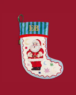 Jolly Santa Christmas Stocking