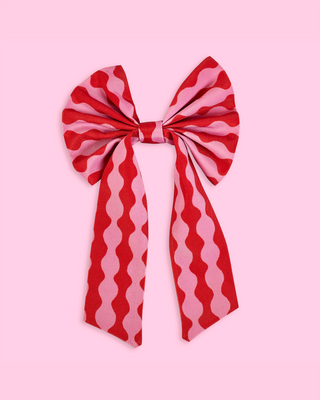 Wave Stripe Tree Bows - Set Of 3
