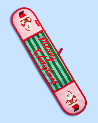 Jolly Santa Double Oven Glove