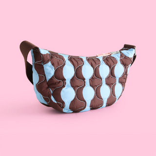 Blue Wave Cross Body Bag