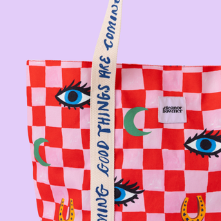 Checker Icons Tote Bag