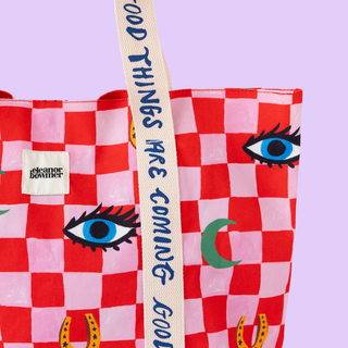 Checker Icons Tote Bag