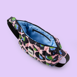 Pink Leopard Cross Body Bag