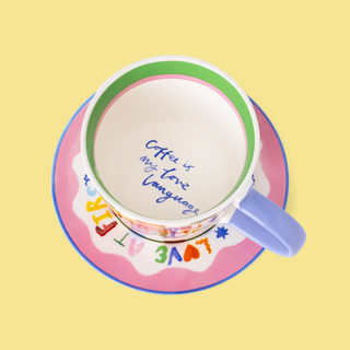 Coffee Club Cup & Saucer Set
