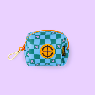 Checkerboard Star Poo Bag Holder