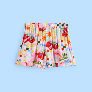Follow Your Dreams Button Through Short Pyjamas