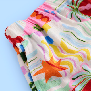 Follow Your Dreams Button Through Short Pyjamas