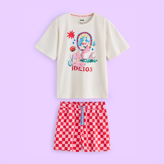 Halios Embroidered Short Pyjama Set