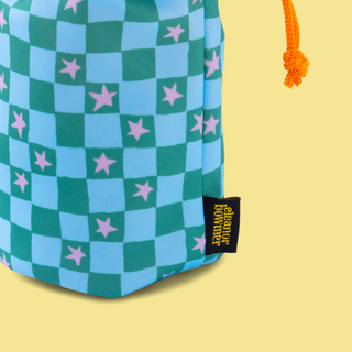 Checkerboard Star Treat Bag