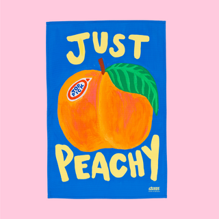 Just Peachy Tea Towel
