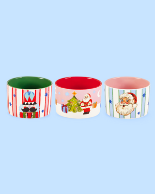 Merry Icons Nibble Bowls - Set Of 3