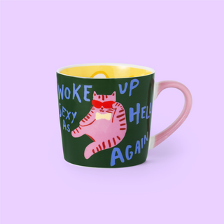 Woke Up Sexy Cat Mug
