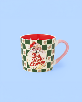 Big Nick Energy Checkerboard Mug