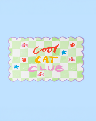 Cool Cat Club Pet Food Mat