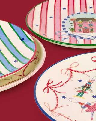 Dear Santa Cake Plates - Set of 4