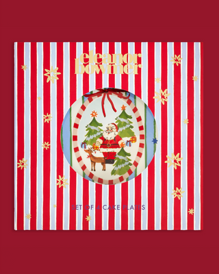 Dear Santa Cake Plates - Set of 4