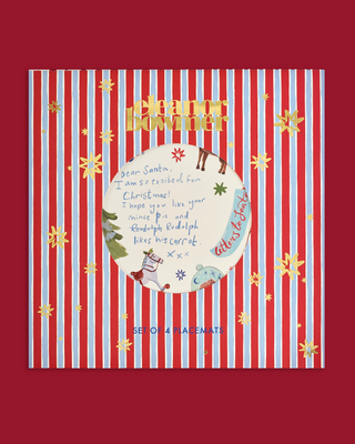 Dear Santa Placemats - Set Of 4