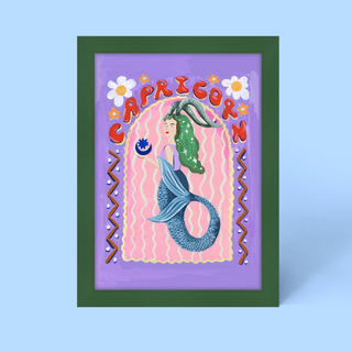 Capricorn Zodiac Framed Print