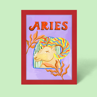 Aries Zodiac Framed Print