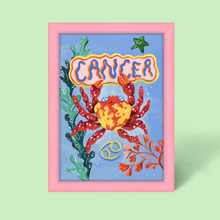 Cancer Zodiac Framed Print