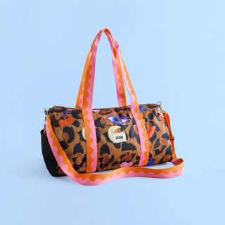 Leopard Icon Large Gym Bag